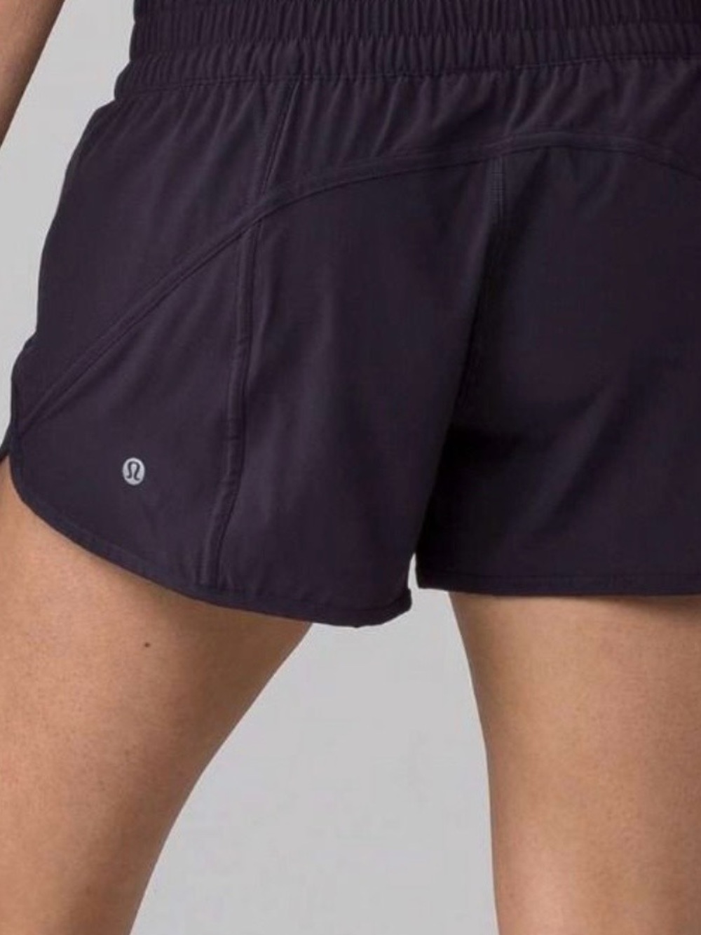 lululemon Women's Black Tracker Shorts - Lightweight Activewear Soft 6